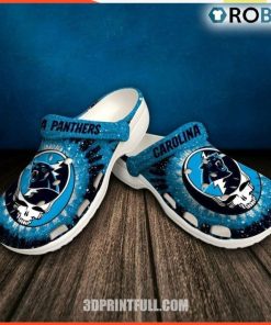 Nfl Carolina Panthers Team 3D Printed Crocs, NFL Gifts