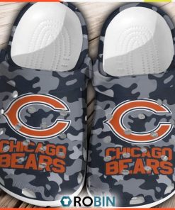 NFL Chicago Bears Football Shoes Crocs Comfortable Classic For Men Women