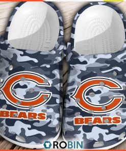 NFL Chicago Bears Football Shoes Crocs Comfortable For Men Women
