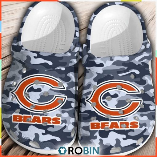 NFL Chicago Bears Football Shoes Crocs Comfortable For Men Women