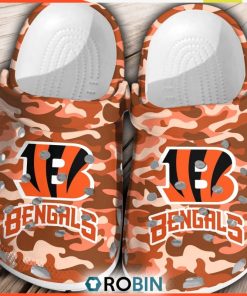 NFL Cincinnati Bengals Football Crocs Comfortable Shoes Classic For Men Women