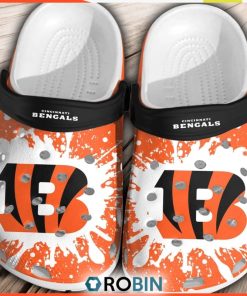 NFL Cincinnati Bengals Football Crocs Comfortable Shoes For Men Women