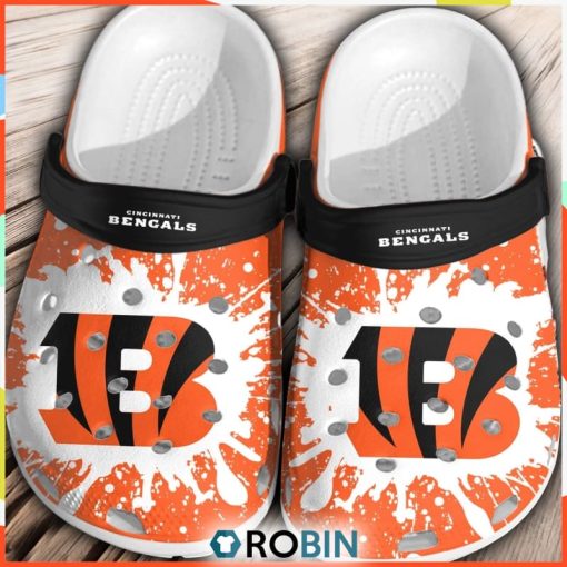 NFL Cincinnati Bengals Football Crocs Comfortable Shoes For Men Women