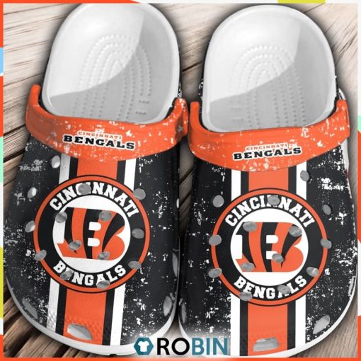 NFL Cincinnati Bengals Football Crocs Shoes Comfortable Classic For Men Women