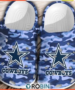 NFL Dallas Cowboys Football Shoes Crocs Comfortable For Men Women