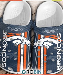 NFL Denver Broncos Football Comfortable Crocs Classic Shoes For Men Women