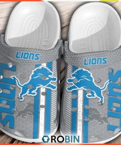 NFL Detroit Lions Football Crocs Shoes Comfortable For Men Women