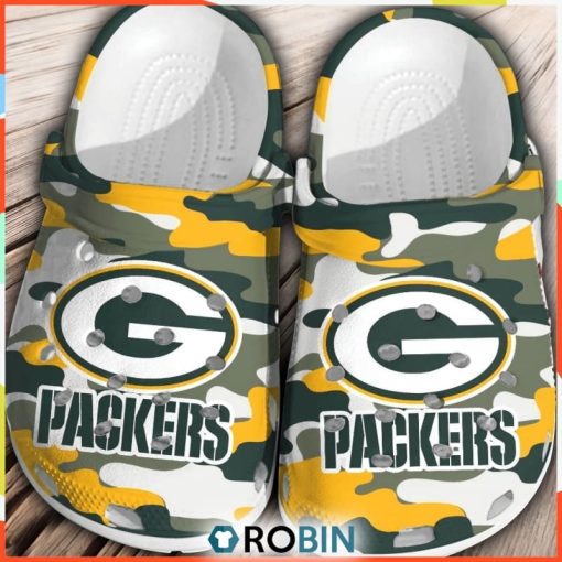 NFL Green Bay Packers Football Crocs Shoes Comfortable For Men Women