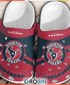 NFL Houston Texans Football Crocs Comfortable Shoes Gift For Men Women