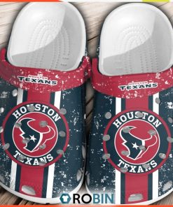 NFL Houston Texans Football Crocs Shoes Comfortable For Men Women