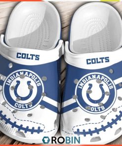 NFL Indianapolis Colts Football Comfortable Crocs Shoes For Men Women