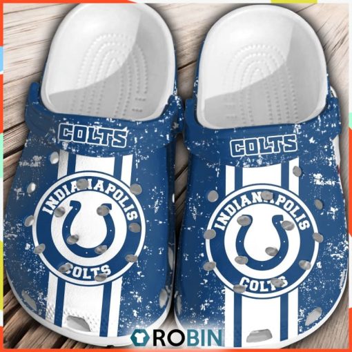 NFL Indianapolis Colts Football Comfortable Shoes Crocs For Men Women