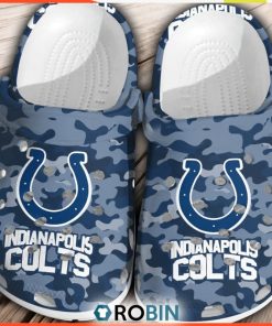 NFL Indianapolis Colts Football Shoes Crocs Comfortable For Men Women