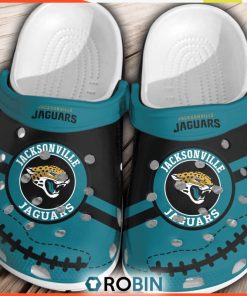 NFL Jacksonville Jaguars Football Shoes Comfortable Crocs For Men Women