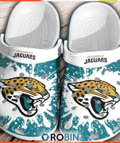 NFL Jacksonville Jaguars Football Shoes Gift Comfortable Crocs For Men Women