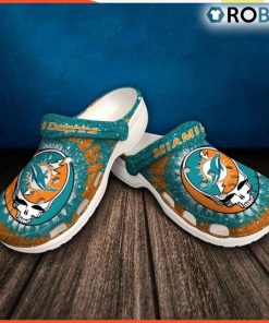 Nfl Miami Dolphins Classic Crocs, Custom NFL Crocs