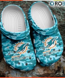 NFL Miami Dolphins Football 3D Printed Classic Crocs Shoes