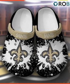 NFL New Orleans Saints Crocs Shoes Comfortable