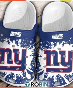 NFL New York Giants Football Crocs Comfortable Shoes For Men Women