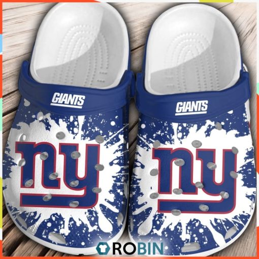 NFL New York Giants Football Crocs Comfortable Shoes For Men Women