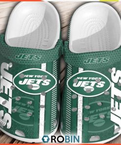 NFL New York Jets Football Crocs Comfortable Shoes Classic For Men Women