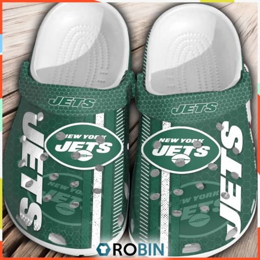 NFL New York Jets Football Crocs Comfortable Shoes Classic For Men Women