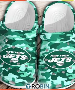 NFL New York Jets Football Crocs Comfortable Shoes For Men Women