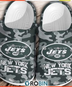 NFL New York Jets Football Crocs Comfortable Shoes Gift For Men Women NFL New York Jets Football Crocs Comfortable Shoes Gift For Men Women