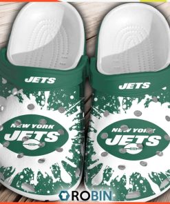 NFL New York Jets Football Crocs Crocs Classic For Men Women