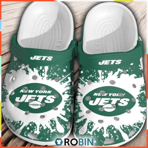 NFL New York Jets Football Crocs Crocs Classic For Men Women