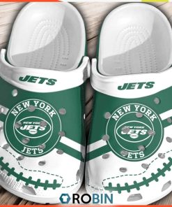 NFL New York Jets Football Crocs Crocs For Men Women NFL New York Jets Football Crocs Crocs For Men Women
