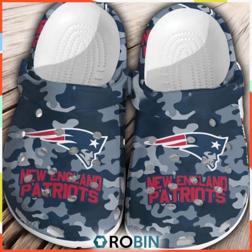 NFL Patriots Football 3D Printed Classic Crocs Shoes