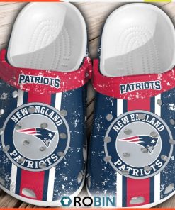 NFL Patriots Football Classic Crocs Shoes For Men Women