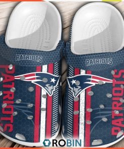 NFL Patriots Football Crocs Shoes For Men Women
