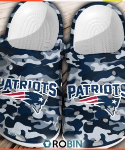 NFL Patriots Football Team 3D Printed Crocs, NFL Gifts