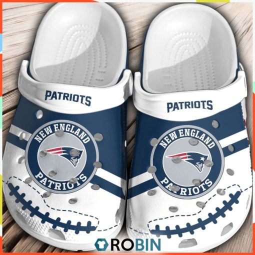 NFL Patriots Football Team 3D Printed Crocs Shoes For Men Women