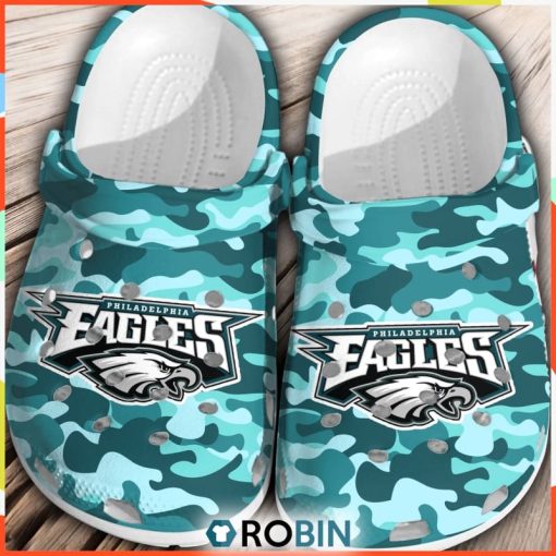 NFL Philadelphia Eagles Football Classic Crocs, Custom NFL Crocs