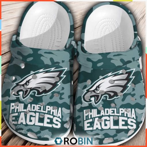 NFL Philadelphia Eagles Football Crocs Comfortable Shoes Classic For Men Women