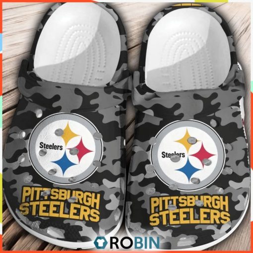 NFL Pittsburgh Steelers Football Crocs Comfortable Shoes For Men Women