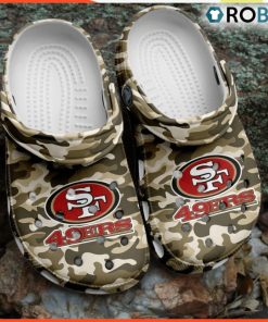 NFL San Francisco 49ers Crocs Shoes Comfortable Classic For Men Women