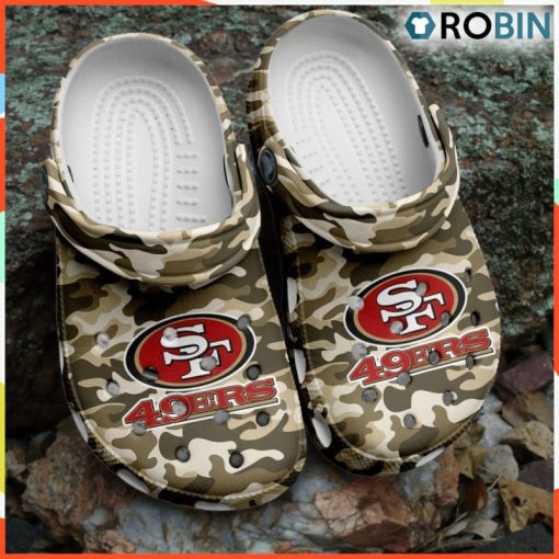 NFL San Francisco 49ers Crocs Shoes Comfortable Classic For Men Women