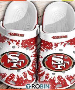 NFL San Francisco 49ers Football Crocs Shoes Comfortable For Men Women