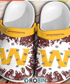 NFL Washington Football Crocs Classic Shoes For Men Women