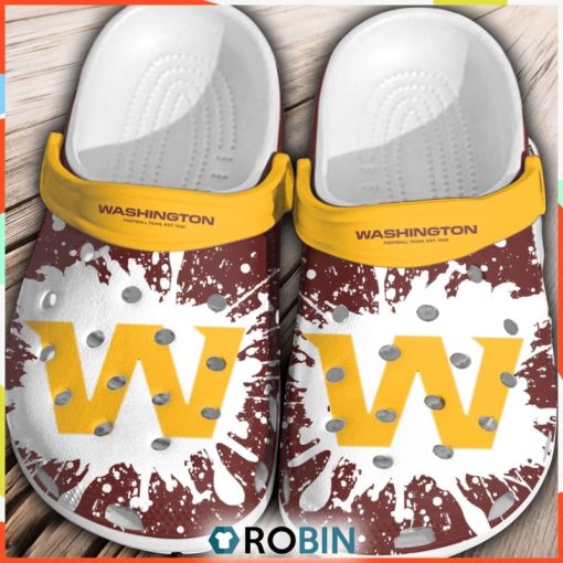 NFL Washington Football Crocs Classic Shoes For Men Women