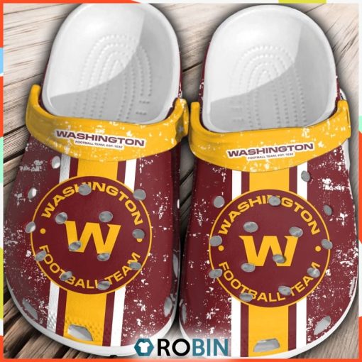 NFL Washington Football Crocs Shoes For Men Women