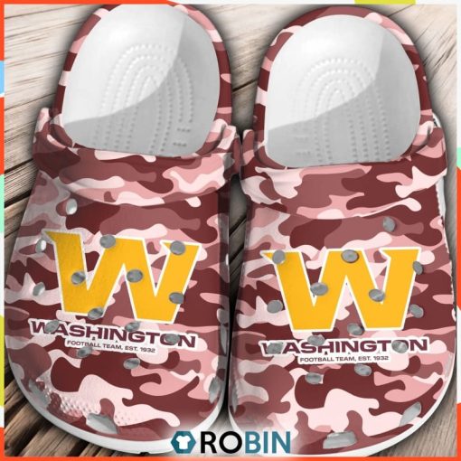 NFL Washington Football Crocs Shoes Gift For Men Women