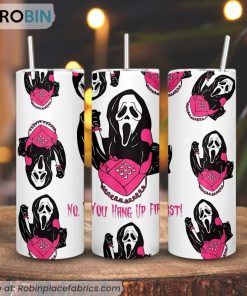 No You Hang Up Scream 3D Printed Skinny Tumbler No You Hang Up Scream 3D Printed Skinny Tumbler