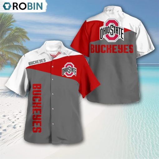Ohio State Buckeyes Hawaii Shirt Design New Summer For Fans, Ohio State Buckeyes Unique Gifts