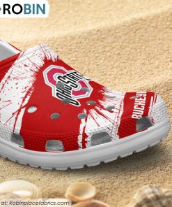 Ohio State Buckeyes Ink Splash Crocs Shoes, Buckeyes Merchandise