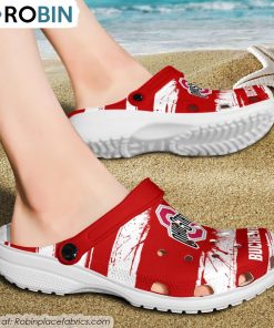 Ohio State Buckeyes Ink Splash Crocs Shoes, Buckeyes Merchandise